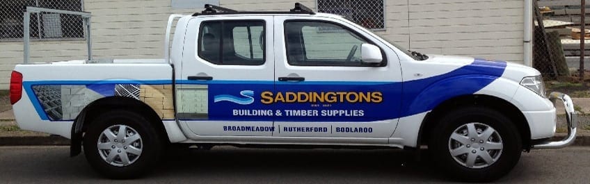 UTE Saddingtons Building & Timber Supplies UTE Saddingtons Building & Timber Supplies
